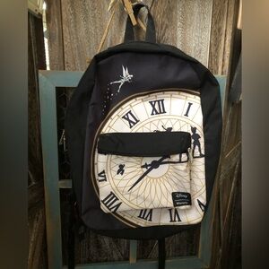 Disney Peter Pan Loungefly Backpack Clock Print featuring Tinkerbell - Nylon